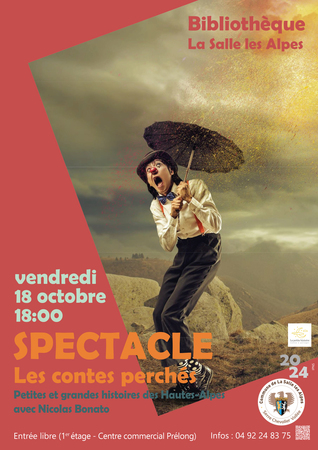 Affiche Contes Perchés 18 Octobre 2024