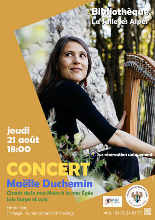 Visuel Concert Harpe 21 Août 2025