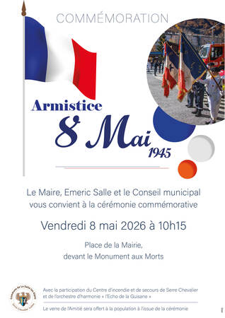 Commémoration Armistice   8 Mai 2026