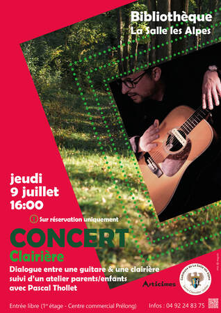 Visuel Concert Jeune Public Clairière 9 Juillet 2026