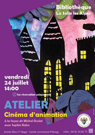 Visuel Atelier Cinéma Animation 24 Juillet 2026 Visuel Atelier Cinéma Animation 24 Juillet 2026