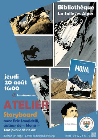 Visuel Atelier Storyboard Avec Eric Savoldelli 20 Août 2026