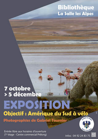 Visuel Expo Objectif Amérique Du Sud à Vélo Oct Déc 2026