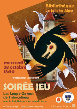 Visuel Soirée Jeu Loups Garous 28 Octobre 2026